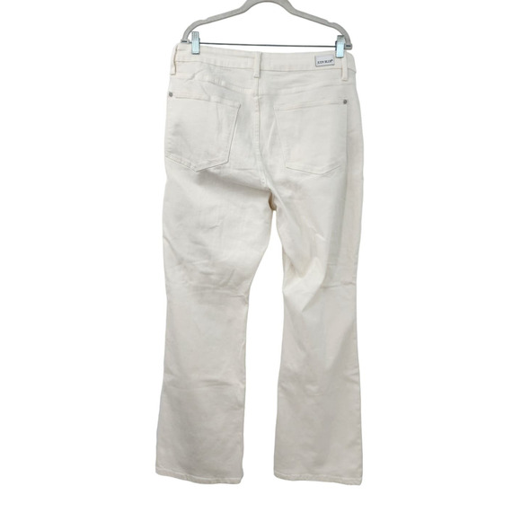 Judy Blue Lila Mid Rise Split Hem Bootcut Size 18 W  White - Picture 4 of 11